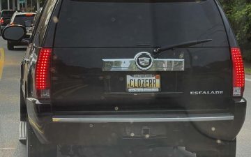 CLOZERR - Vanity License Plate by Busted Ride