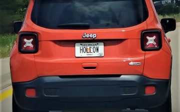 HOLLOW - Vanity License Plate by Busted Ride