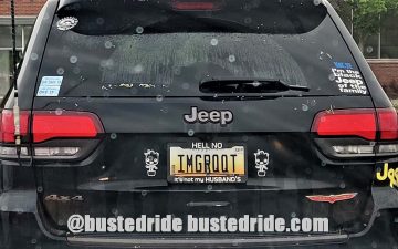 IMGRQQT - Vanity License Plate by Busted Ride