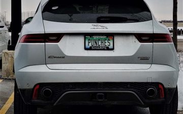 PUNCHES - Vanity License Plate by Busted Ride