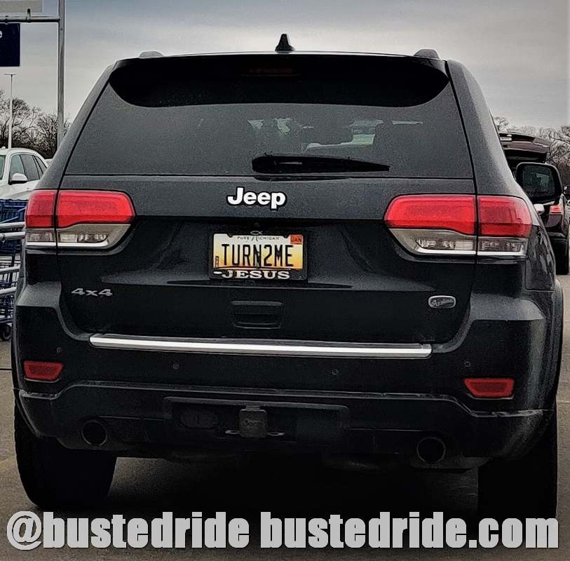 TURN2ME - Vanity License Plate by Busted Ride